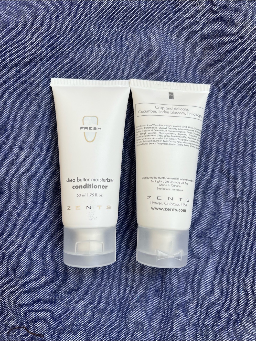 ZENTS Conditioner Shea Butter Moisturizer FRESH (2) 1.75 fl. oz. NEW SEALED - Picture 4 of 4